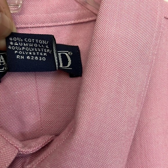 Lands’ End Direct Merchant’s Men’s Rose/Pink Dress Shirt 16-33 - Picture 7 of 10